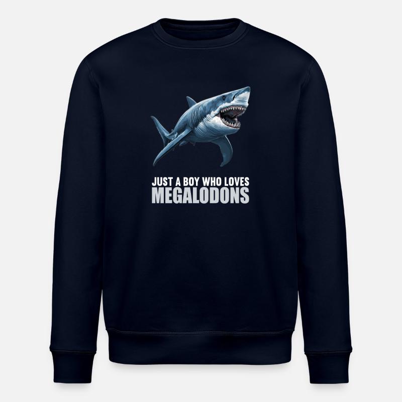 Megalodons Megalodon - Stanley/Stella Unisex Bio-Sweatshirt ROLLER - Navy