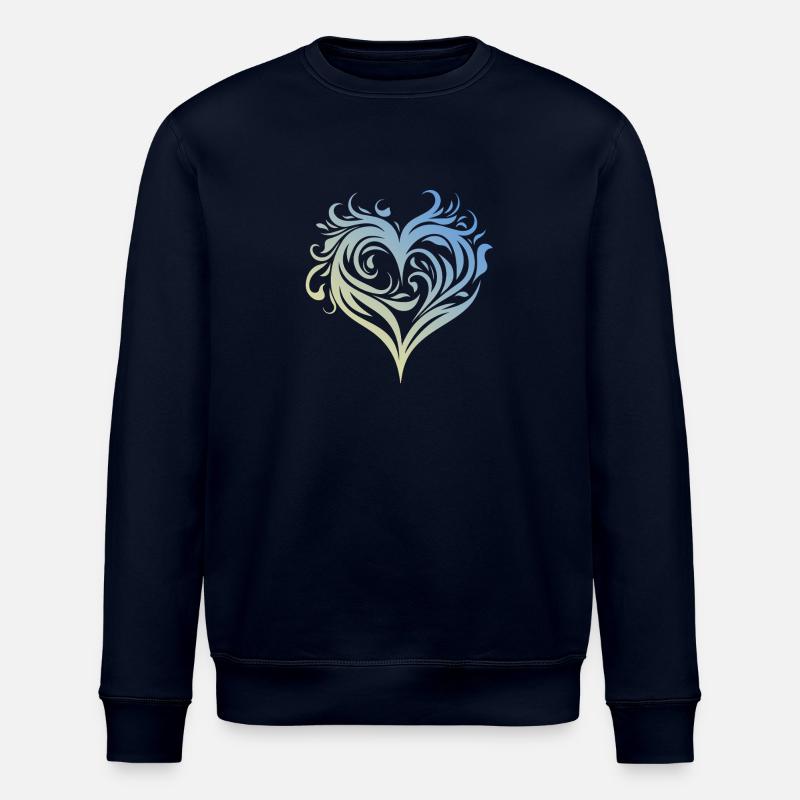Cœur Tribal - Sweat bio ROLLER Stanley/Stella Unisexe - marine