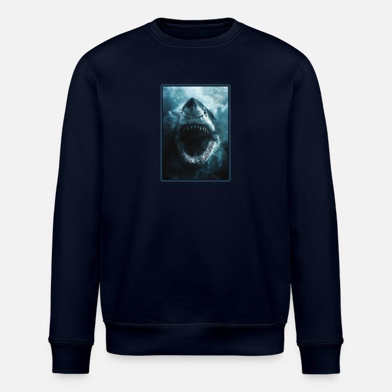 Sharks Shark - Stanley/Stella ROLLER Unisex Organic Sweatshirt - navy