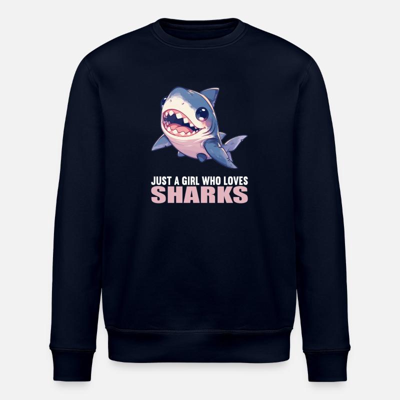Haie Hai - Stanley/Stella Unisex Bio-Sweatshirt ROLLER - Navy