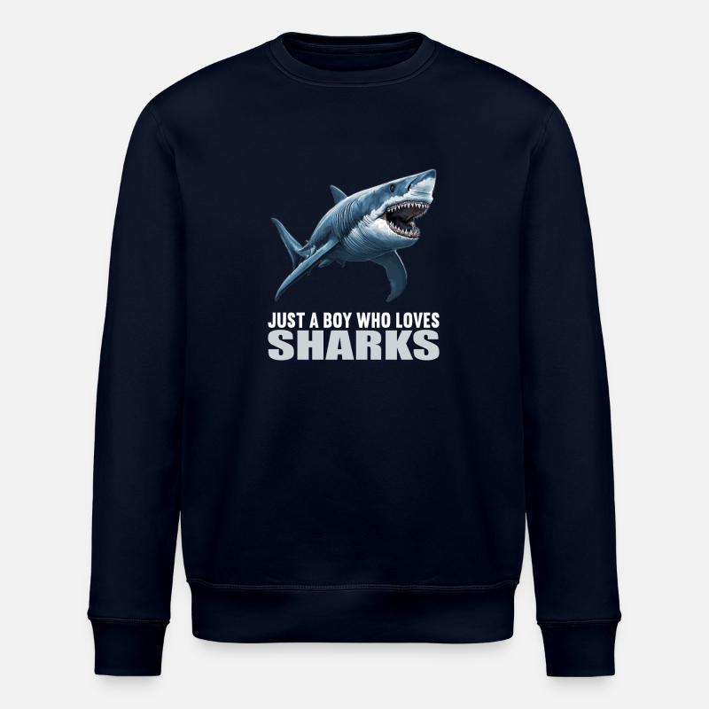 Requins Requin - Sweat bio ROLLER Stanley/Stella Unisexe - marine