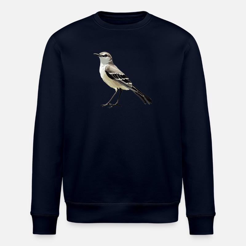 Oiseaux moqueurs Oiseaux moqueurs - Sweat bio ROLLER Stanley/Stella Unisexe - marine