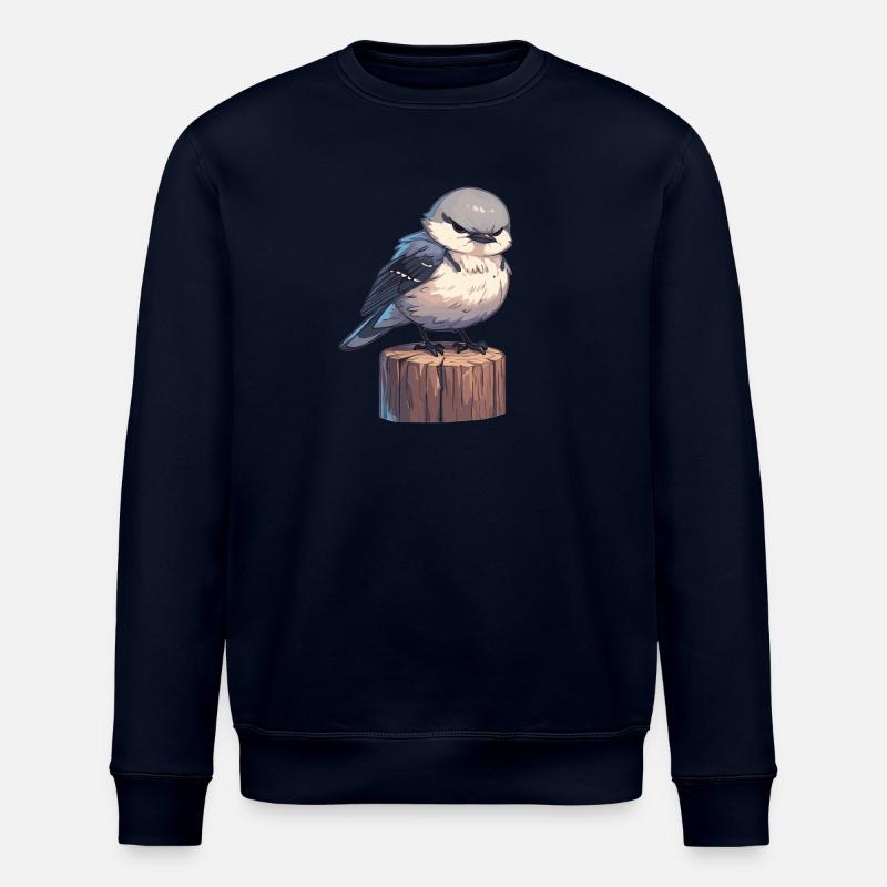 Oiseaux moqueurs Oiseaux moqueurs - Sweat bio ROLLER Stanley/Stella Unisexe - marine
