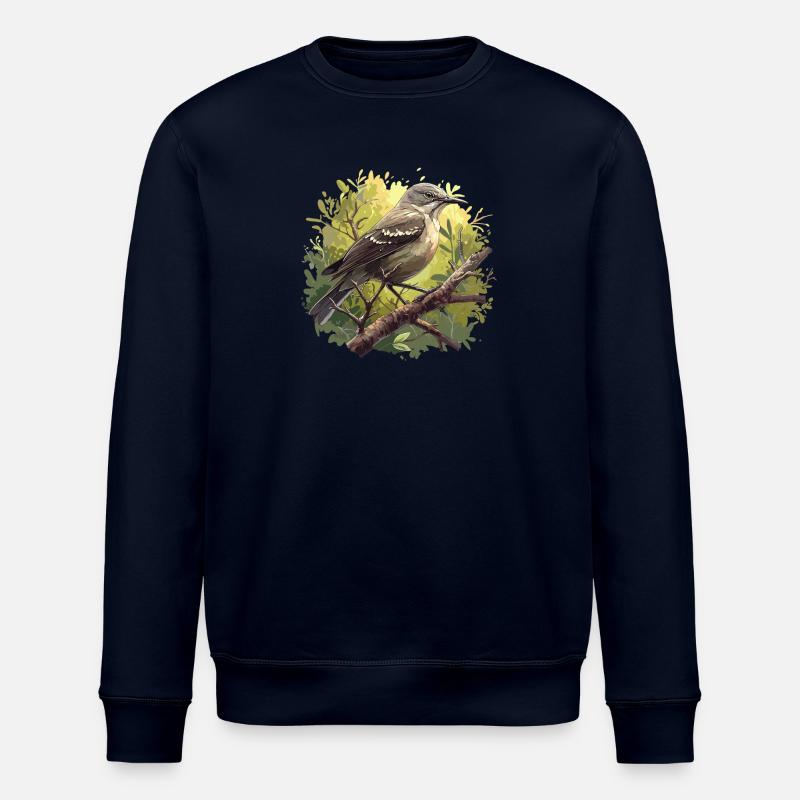 Oiseaux moqueurs Oiseaux moqueurs - Sweat bio ROLLER Stanley/Stella Unisexe - marine