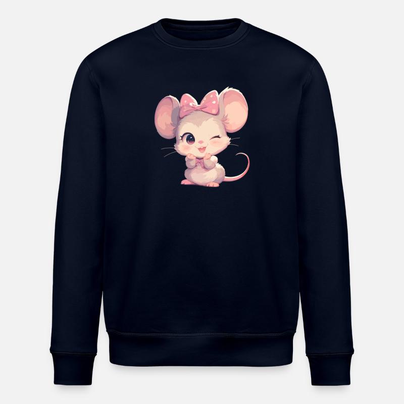 Mäuse Maus - Stanley/Stella Unisex Bio-Sweatshirt ROLLER - Navy