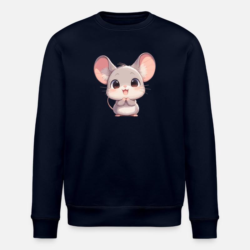 Mäuse Maus - Stanley/Stella Unisex Bio-Sweatshirt ROLLER - Navy