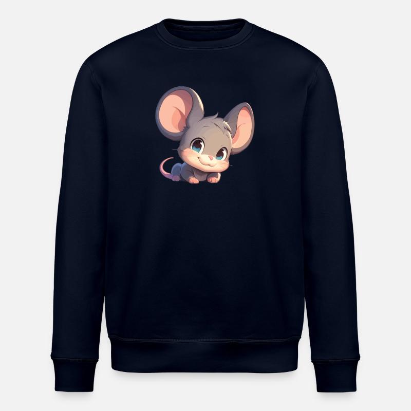 Mice Mouse - Stanley/Stella ROLLER Unisex Organic Sweatshirt - navy