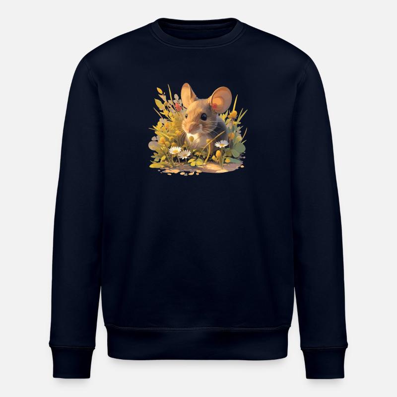 Mice Mouse - Stanley/Stella ROLLER Unisex Organic Sweatshirt - navy