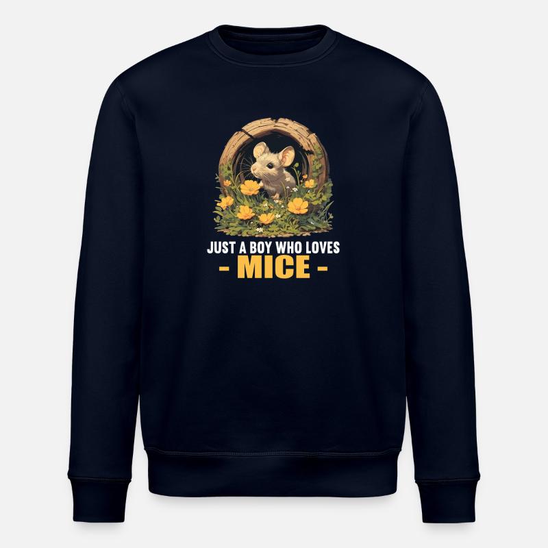 Mäuse Maus - Stanley/Stella Unisex Bio-Sweatshirt ROLLER - Navy