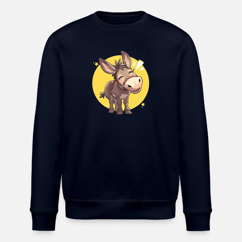 Donkey Esel - Stanley/Stella Unisex Bio-Sweatshirt ROLLER - Navy