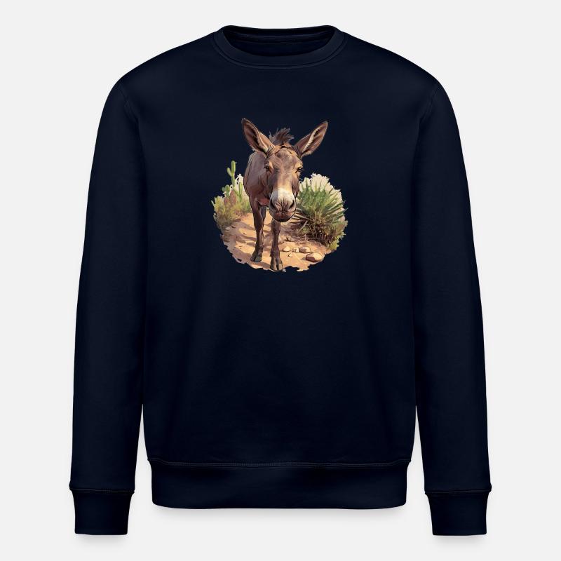 Donkey Esel - Stanley/Stella Unisex Bio-Sweatshirt ROLLER - Navy