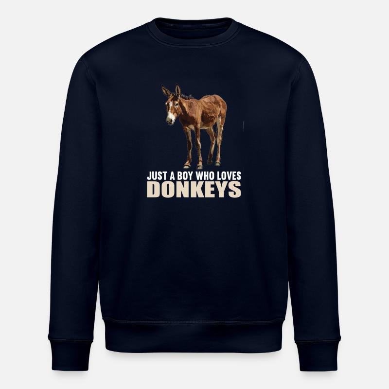 Donkey Esel - Stanley/Stella Unisex Bio-Sweatshirt ROLLER - Navy