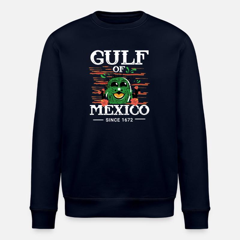 Mexique avec un cactus amusant - Sweat bio ROLLER Stanley/Stella Unisexe - marine