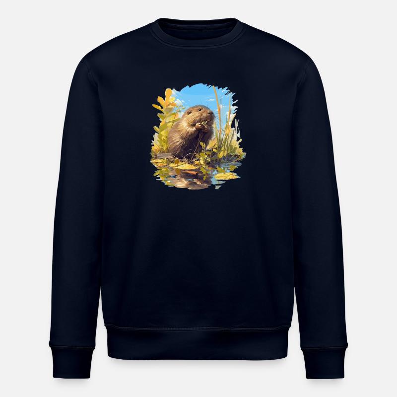 Bisamratten Bisamratte - Stanley/Stella Unisex Bio-Sweatshirt ROLLER - Navy