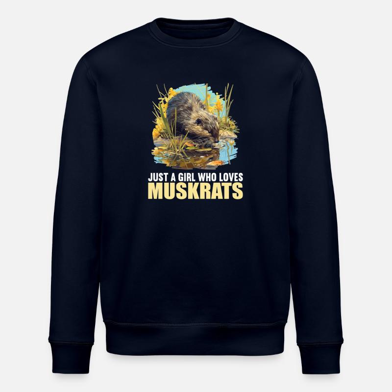 Bisamratten Bisamratte - Stanley/Stella Unisex Bio-Sweatshirt ROLLER - Navy