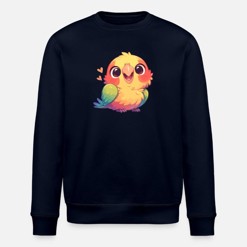 Parrot Parrot Parrot - Stanley/Stella ROLLER Unisex Organic Sweatshirt - navy