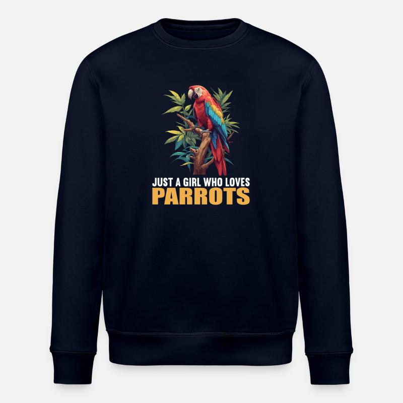 Perroquet Perroquet Perroquet - Sweat bio ROLLER Stanley/Stella Unisexe - marine
