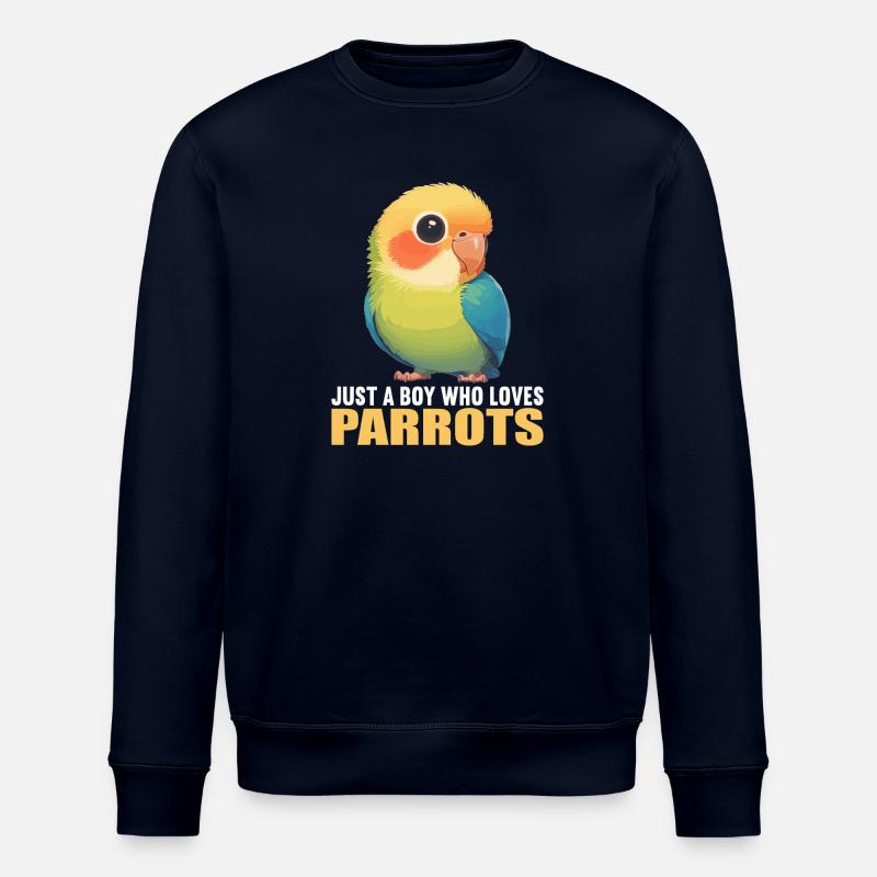 Perroquet Perroquet Perroquet - Sweat bio ROLLER Stanley/Stella Unisexe - marine