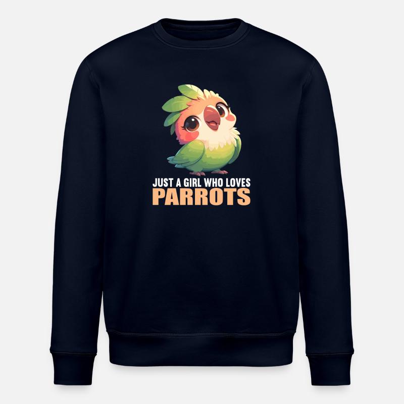 Papageie Papagei - Stanley/Stella Unisex Bio-Sweatshirt ROLLER - Navy