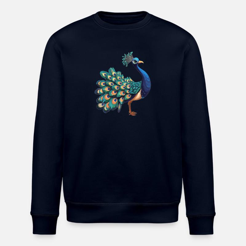 Peacocks Peacock - Stanley/Stella ROLLER Unisex Organic Sweatshirt - navy