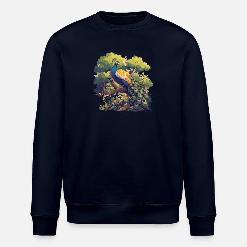 Peacocks Peacock - Stanley/Stella ROLLER Unisex Organic Sweatshirt - navy