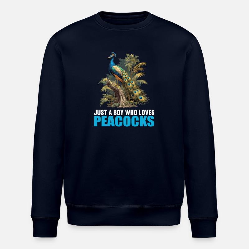 Peacocks Peacock - Stanley/Stella ROLLER Unisex Organic Sweatshirt - navy