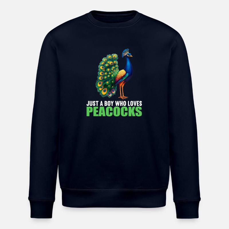 Peacocks Peacock - Stanley/Stella ROLLER Unisex Organic Sweatshirt - navy