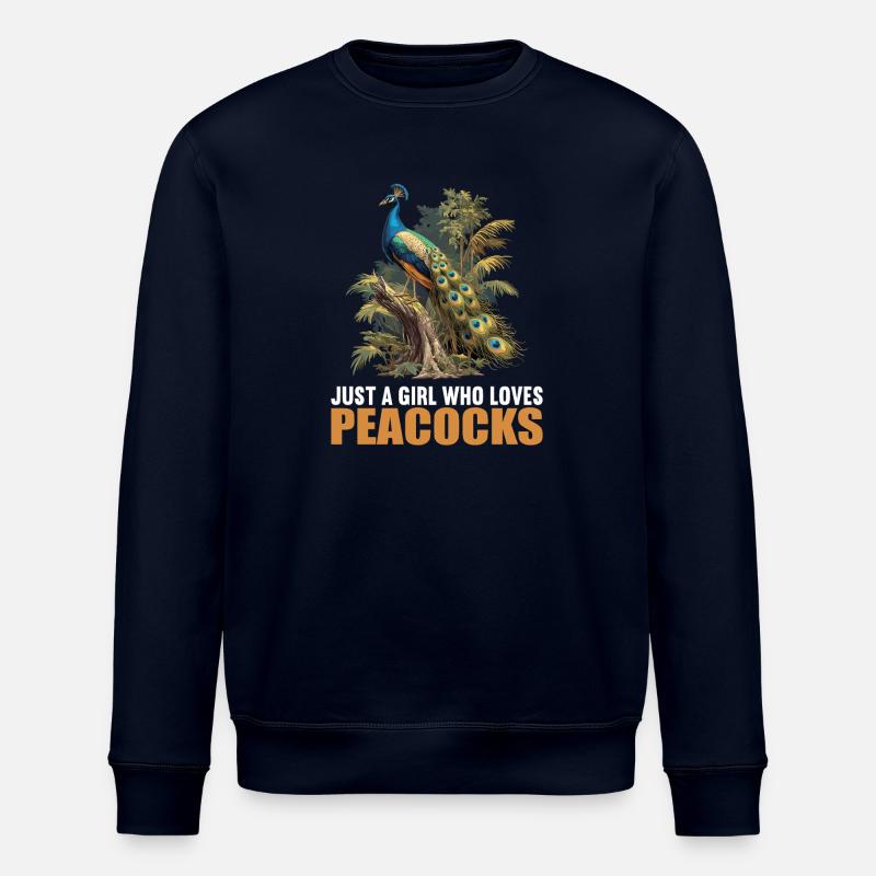 Peacocks Peacock - Stanley/Stella ROLLER Unisex Organic Sweatshirt - navy