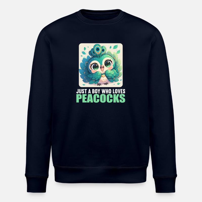 Peacocks Peacock - Stanley/Stella ROLLER Unisex Organic Sweatshirt - navy