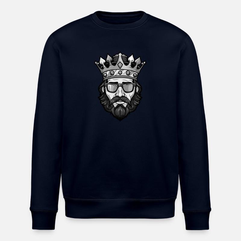 Tête de couronne royale Cool - Sweat bio ROLLER Stanley/Stella Unisexe - marine