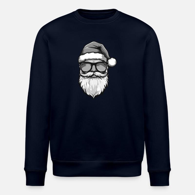 Père Noël Cool Noël - Sweat bio ROLLER Stanley/Stella Unisexe - marine