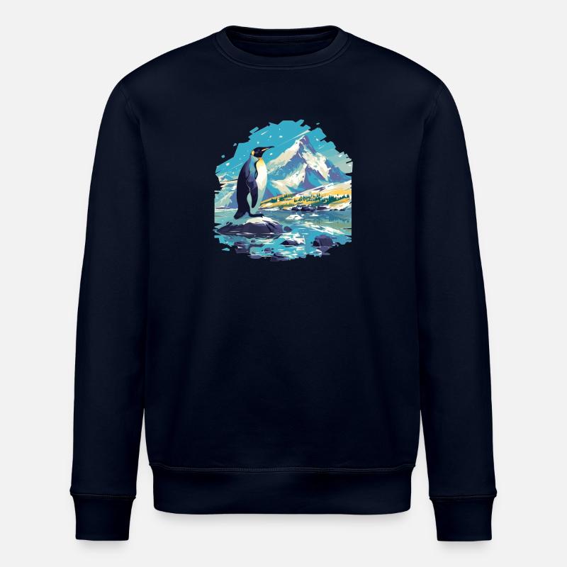 Pingouins Pingouin - Sweat bio ROLLER Stanley/Stella Unisexe - marine