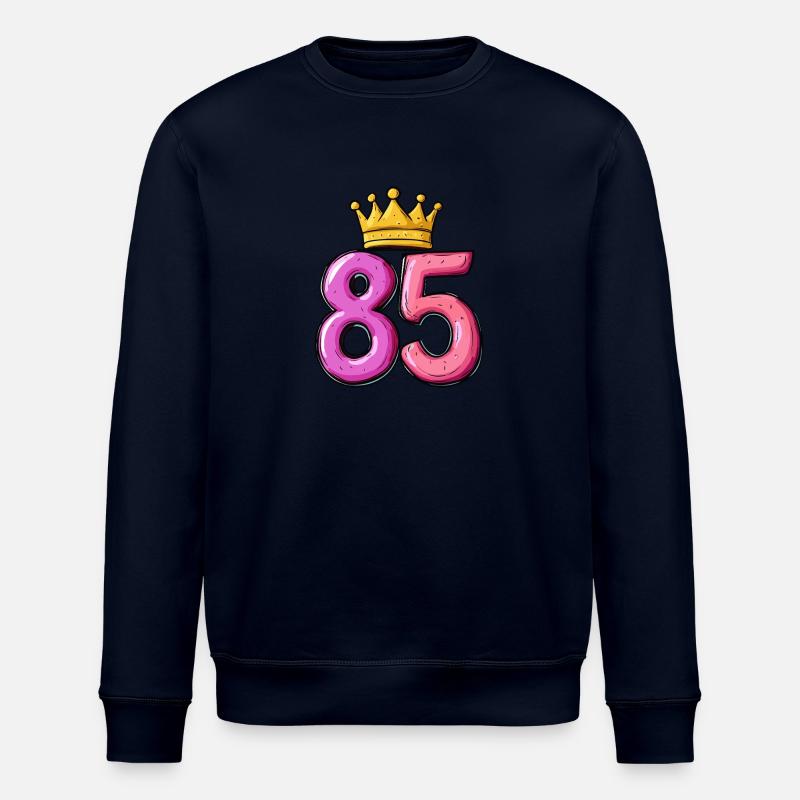 85 Numéro Jersey Couronne - Sweat bio ROLLER Stanley/Stella Unisexe - marine