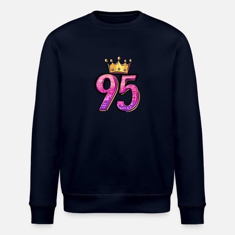 95 Numéro Jersey Couronne - Sweat bio ROLLER Stanley/Stella Unisexe - marine