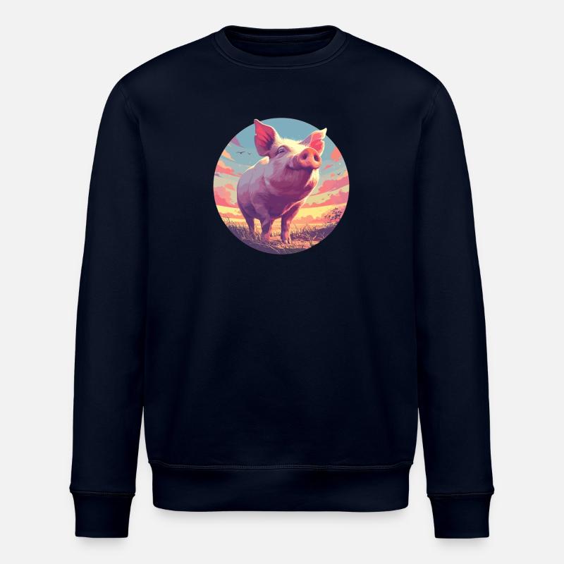Cochon Cochon - Sweat bio ROLLER Stanley/Stella Unisexe - marine