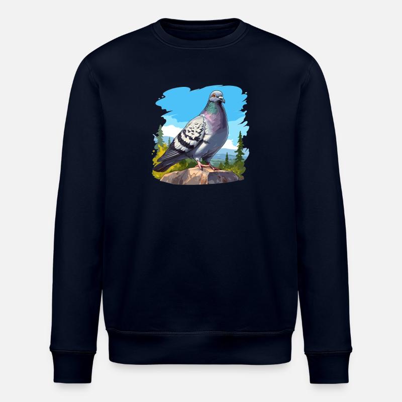 Tauben Taube - Stanley/Stella Unisex Bio-Sweatshirt ROLLER - Navy