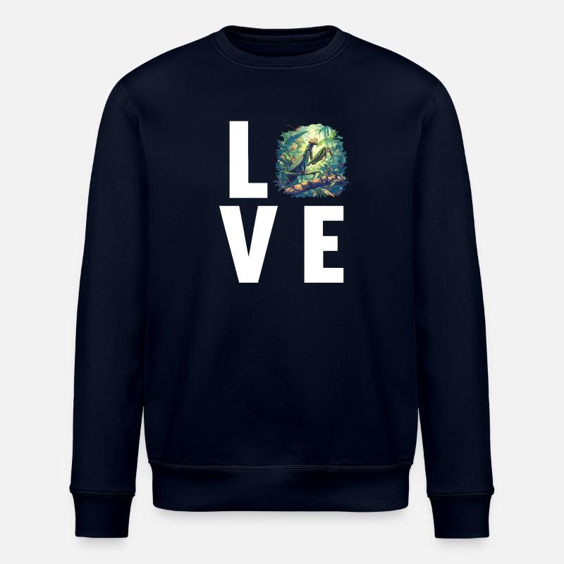 Praying mantises Praying mantis - Stanley/Stella ROLLER Unisex Organic Sweatshirt - navy