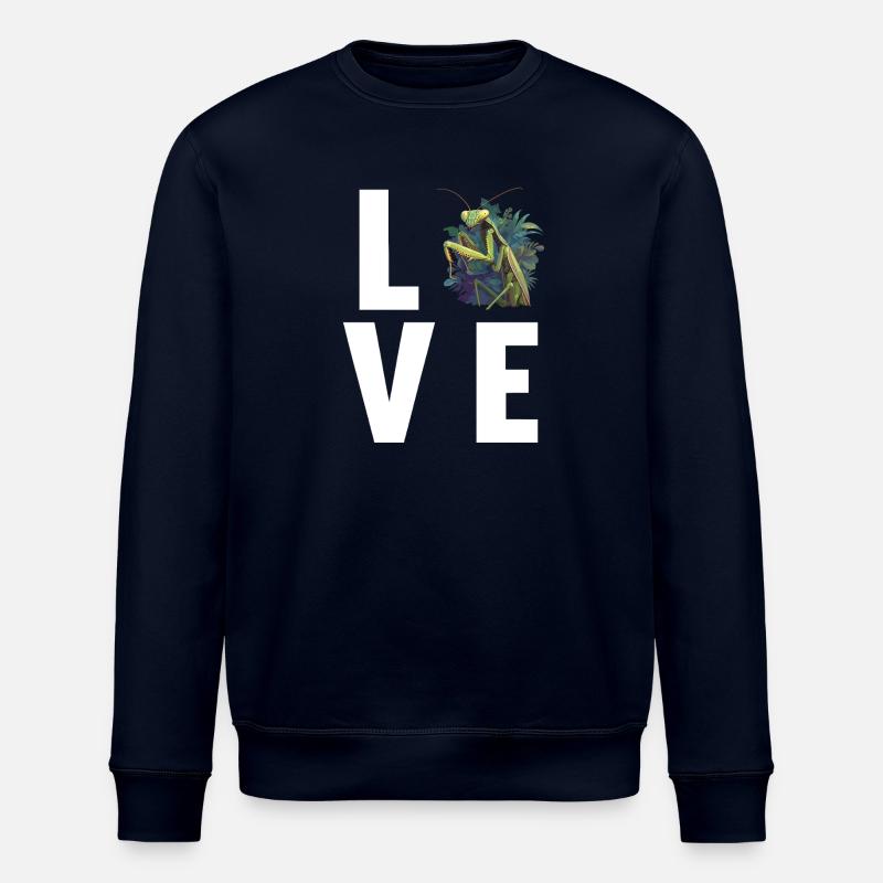 Gottesanbeterinnenen Gottesanbeterin - Stanley/Stella Unisex Bio-Sweatshirt ROLLER - Navy
