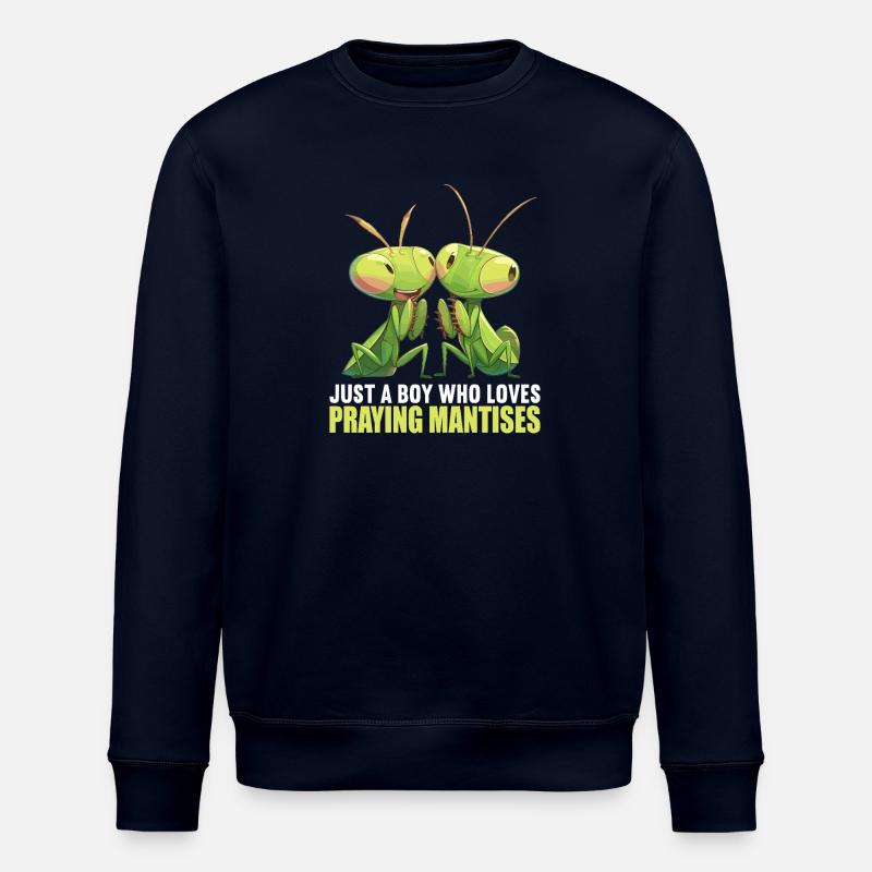 Praying mantises Praying mantis - Stanley/Stella ROLLER Unisex Organic Sweatshirt - navy