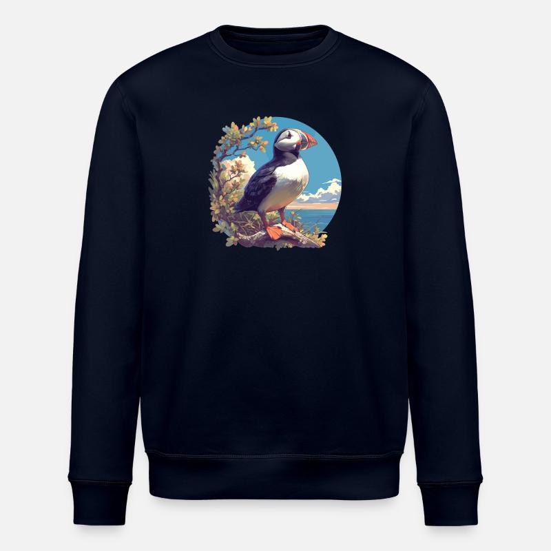 Papageientaucher - Stanley/Stella Unisex Bio-Sweatshirt ROLLER - Navy