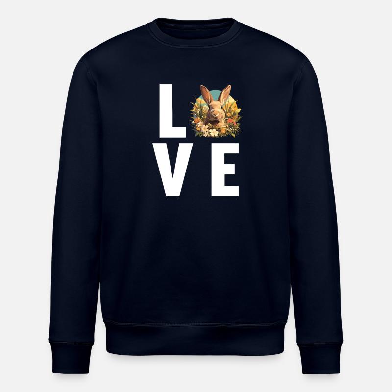 Lapin Lapin - Sweat bio ROLLER Stanley/Stella Unisexe - marine