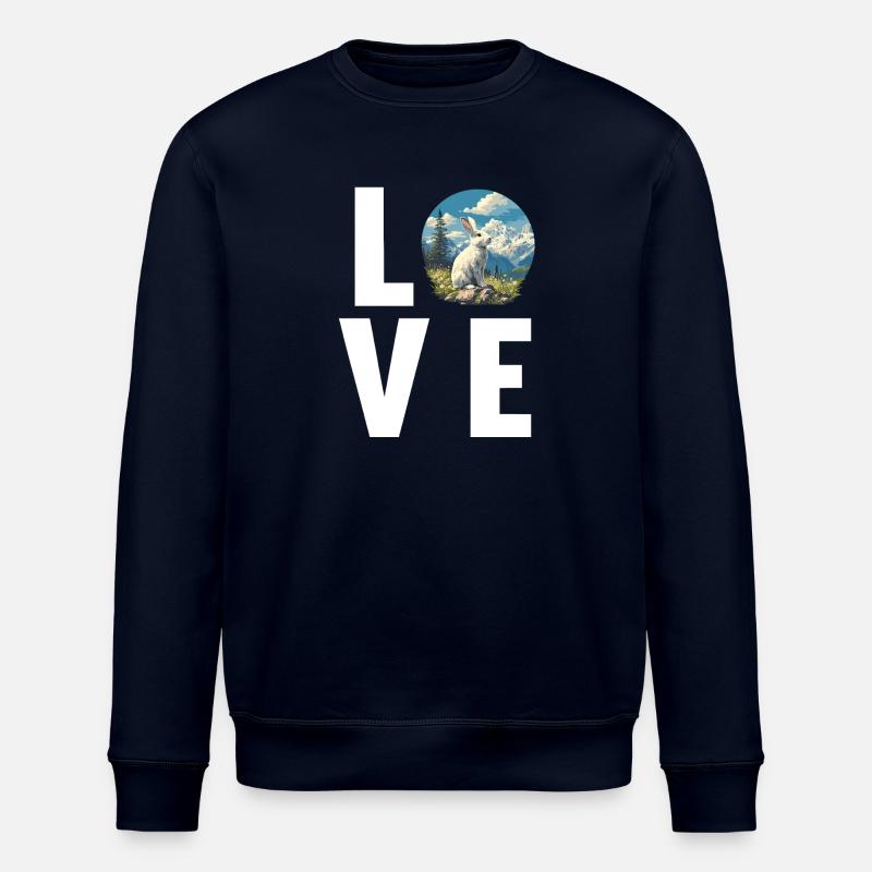 Bunny Bunny - Stanley/Stella ROLLER Unisex Organic Sweatshirt - navy