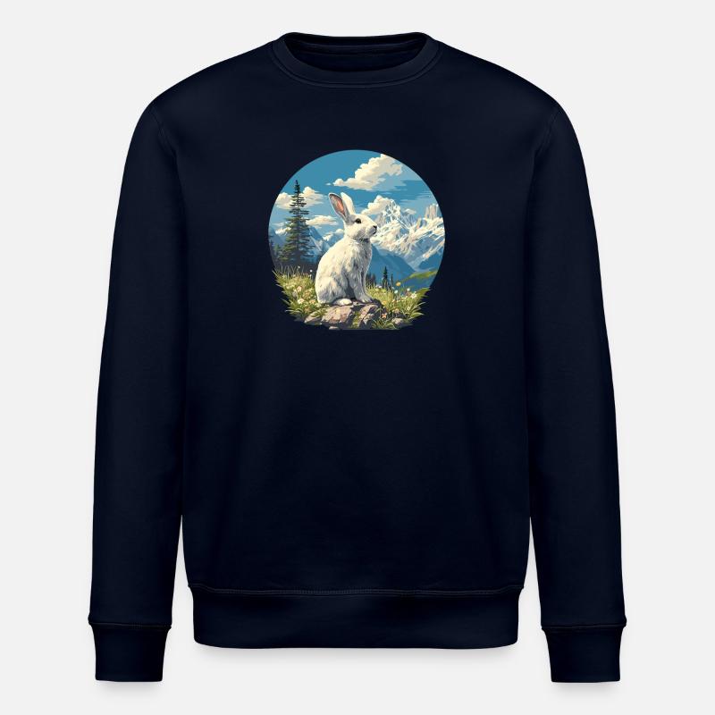 Bunny Bunny - Stanley/Stella ROLLER Unisex Organic Sweatshirt - navy