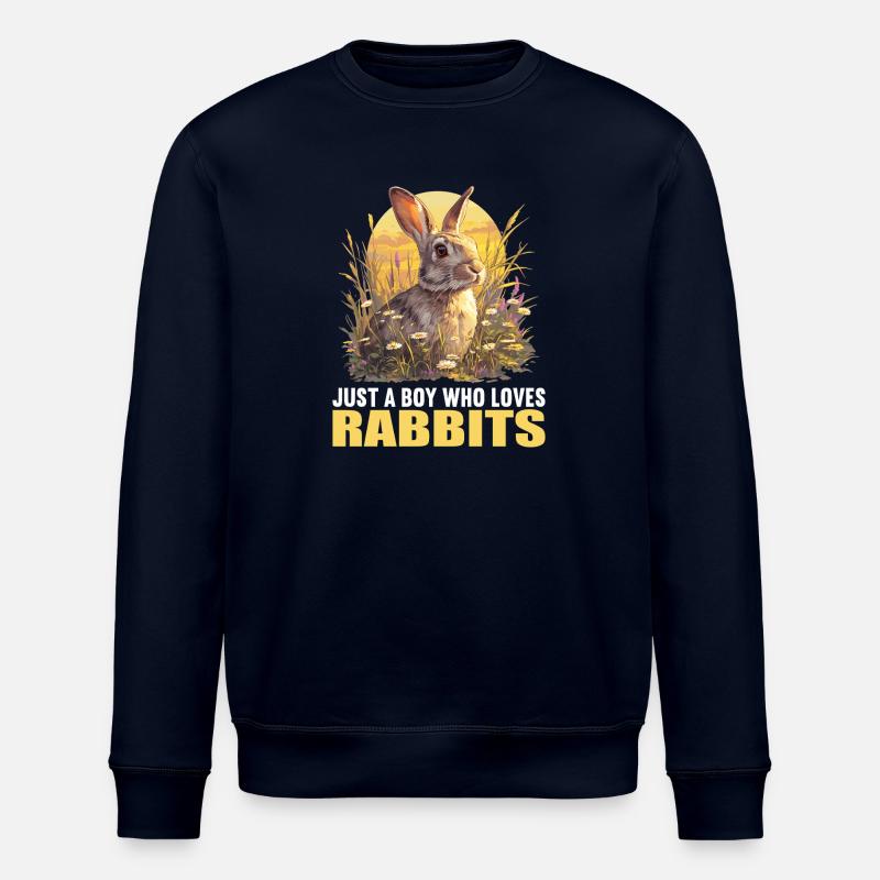 Bunny Bunny - Stanley/Stella ROLLER Unisex Organic Sweatshirt - navy