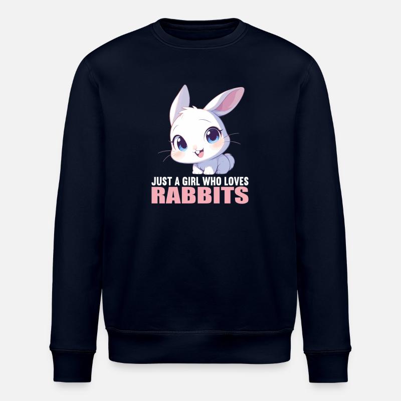 Bunny Bunny - Stanley/Stella ROLLER Unisex Organic Sweatshirt - navy