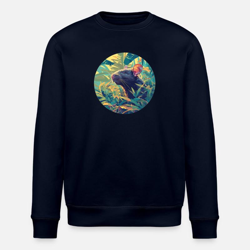 Ratten Ratte - Stanley/Stella Unisex Bio-Sweatshirt ROLLER - Navy