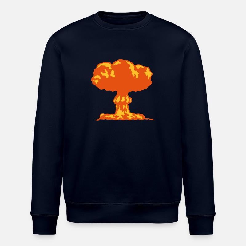 explosion champignon nucleaire atomique - Sweat bio ROLLER Stanley/Stella Unisexe - marine