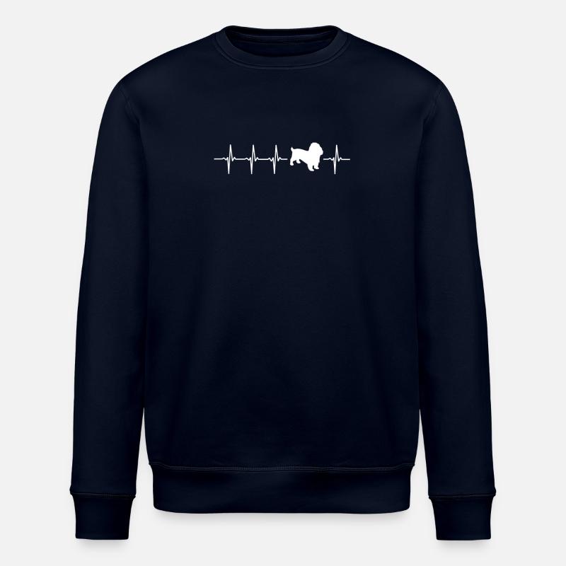 Lustige Brüsseler Griffon Geschenk-Idee - Stanley/Stella Unisex Bio-Sweatshirt ROLLER - Navy