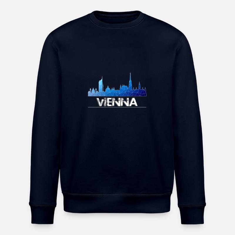 Vienna Skyline - Stanley/Stella Unisex Bio-Sweatshirt ROLLER - Navy