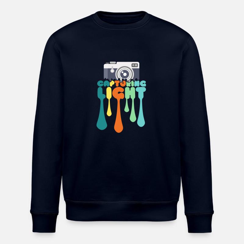 Fotografie Kamera Geschenk - Stanley/Stella Unisex Bio-Sweatshirt ROLLER - Navy